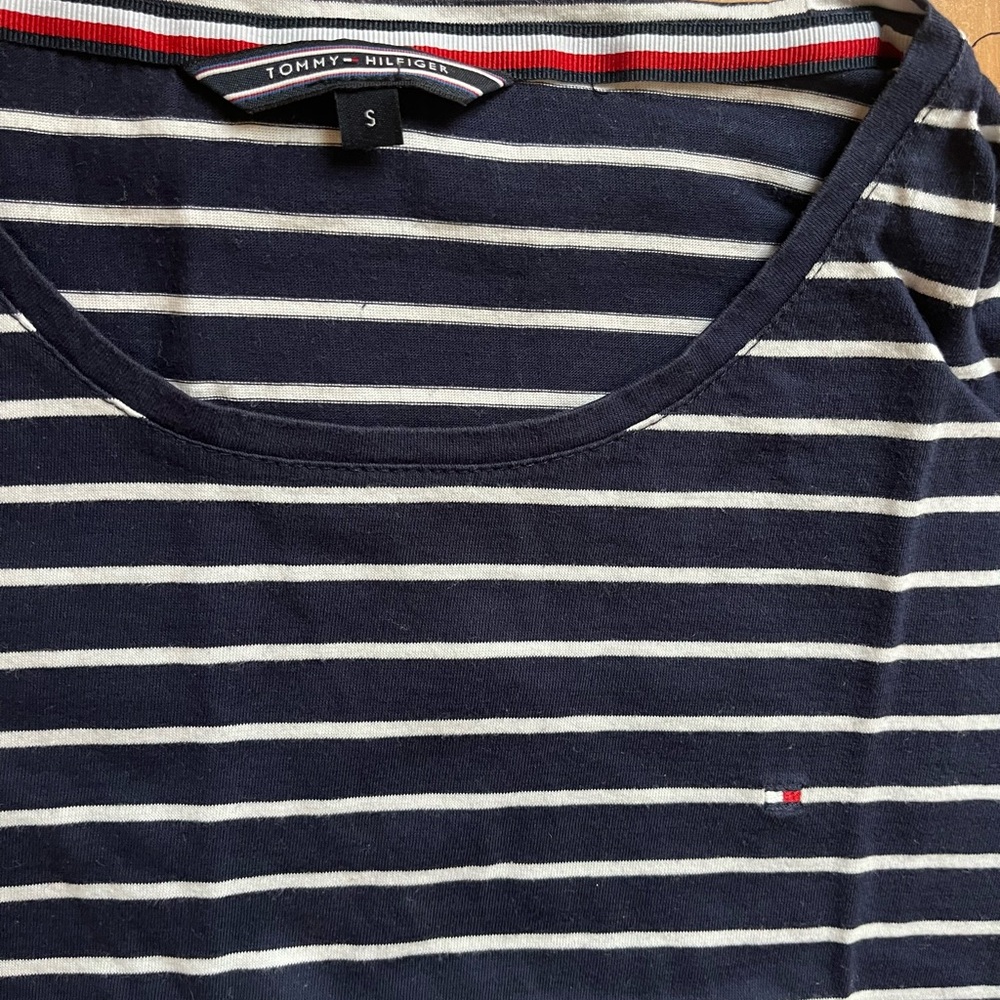 Tommy Hilfiger Navy Striped T-Shirt